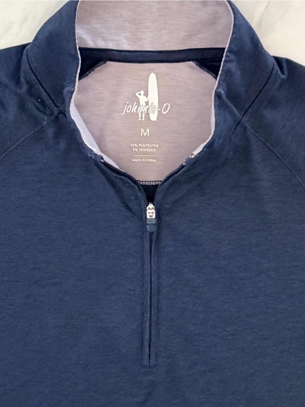 johnnie-O Freeborne Performance 1/4 Zip Pullover Wake Blue Men’s M